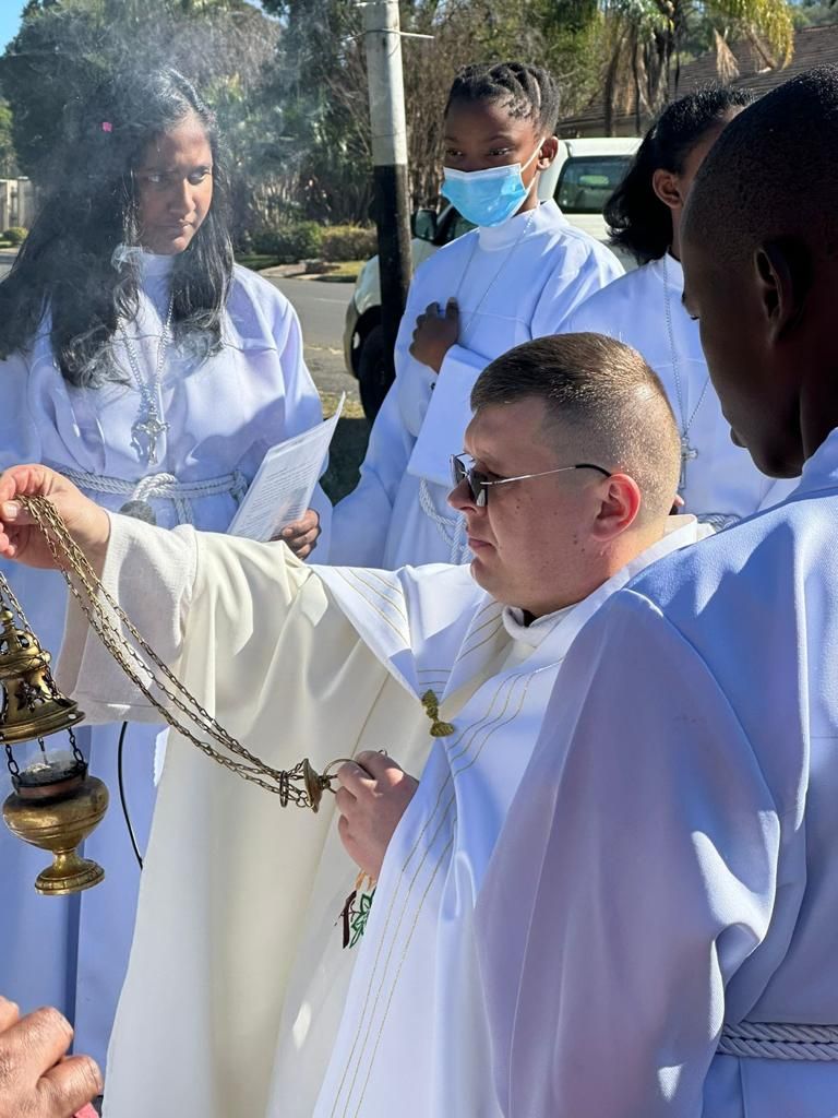 Blessing of Monstrance - Corpus Christi procession