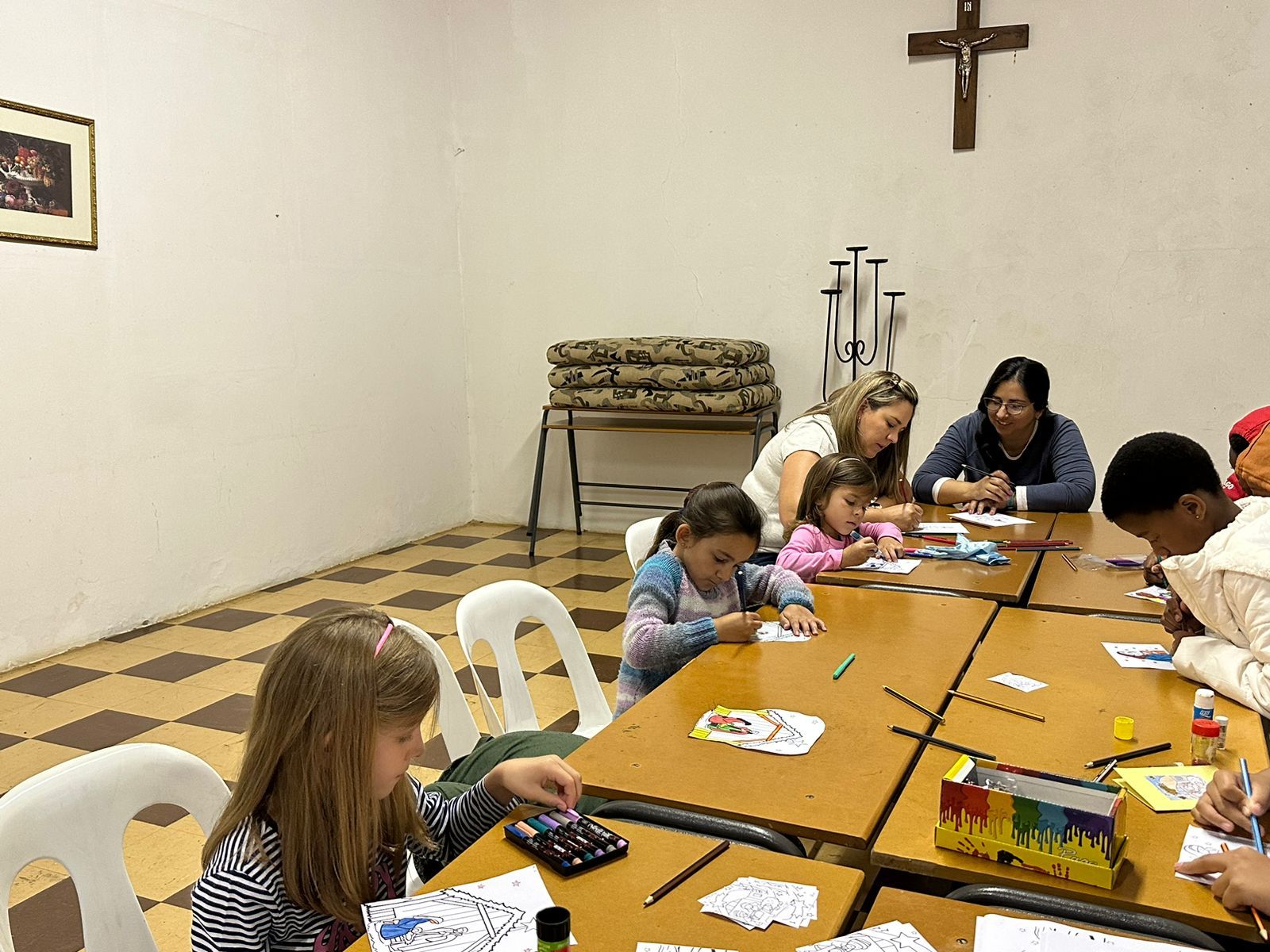 Catechism Christmas card workshop